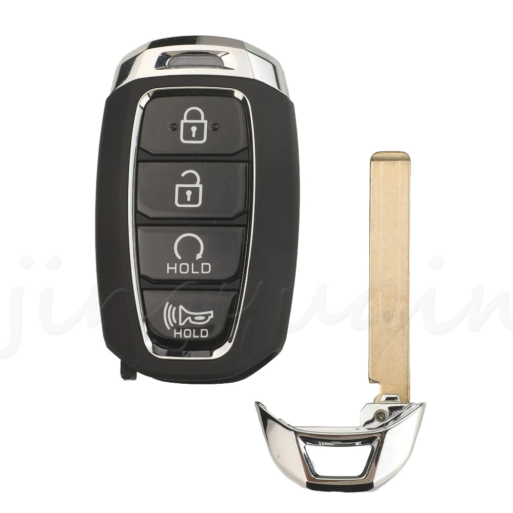 jingyuqin 4 Buttons For Hyundai Kona 2021 Smart card Remote Car Key 433MHZ 95440-J9400 ID47Chip TQ8-FOB-4F43 no logo Durable