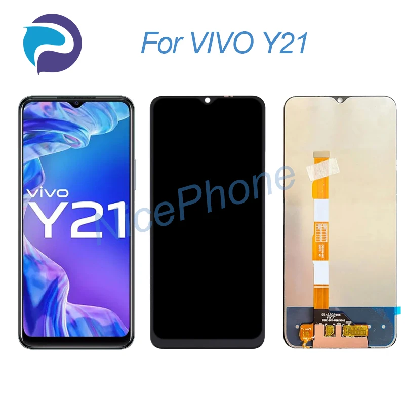 

ДЛЯ VIVO Y21 LCD дисплей кодирующий преобразователь сенсорного экрана в сборе Замена 6,51 "V2111 для VIVO Y21 экран LCD