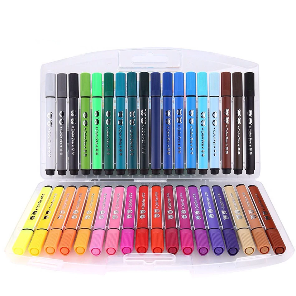 

12/18/24/36/48 watercolor pen art marker children drawing safe non-toxic water washing graffiti artist color pen set