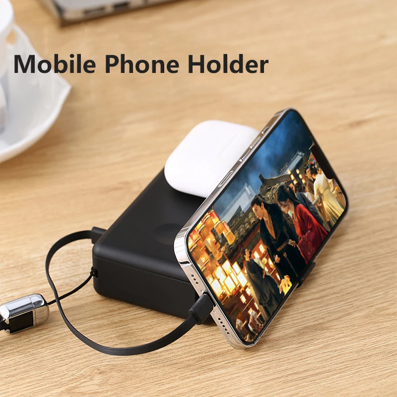 65 واط GaN USB C شاحن قوة البنك 20000 مللي أمبير Qi2 المغناطيسي اللاسلكية شاحن سريع آيفون 16 iWatch محمول Powerbank مع التيار المتناوب التوصيل #6