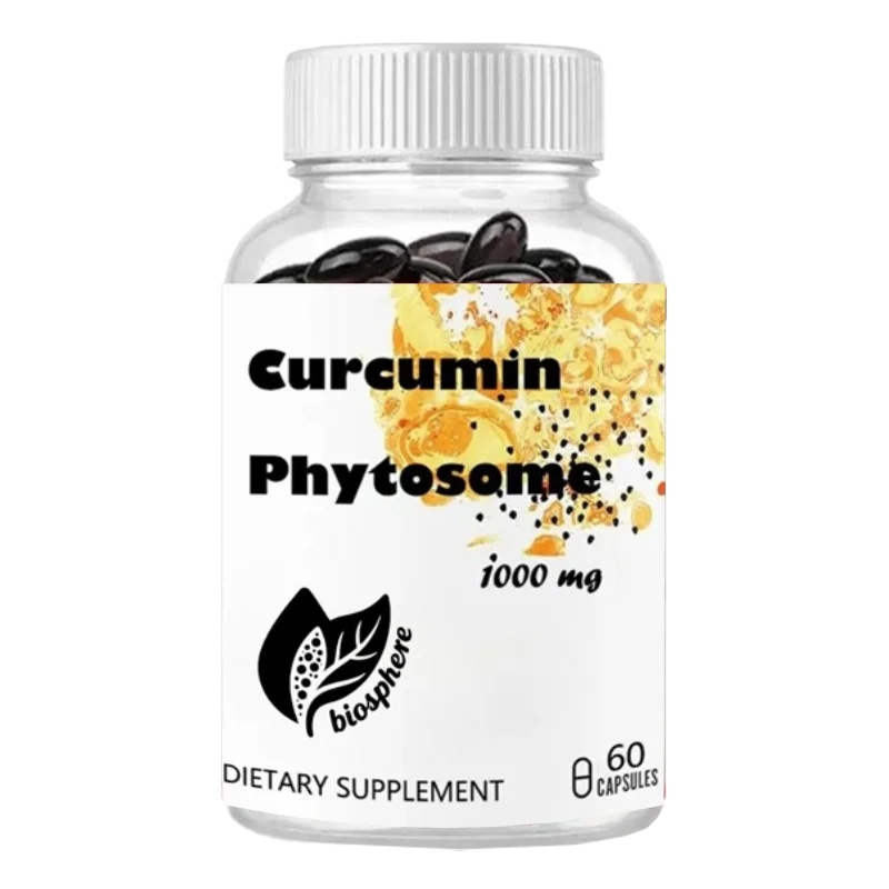 

Curcumin Phospholipid Complex 1000mg, High Absorption - Supports Joint, Muscle, Gastrointestinal, and Liver Health -60 Capsules