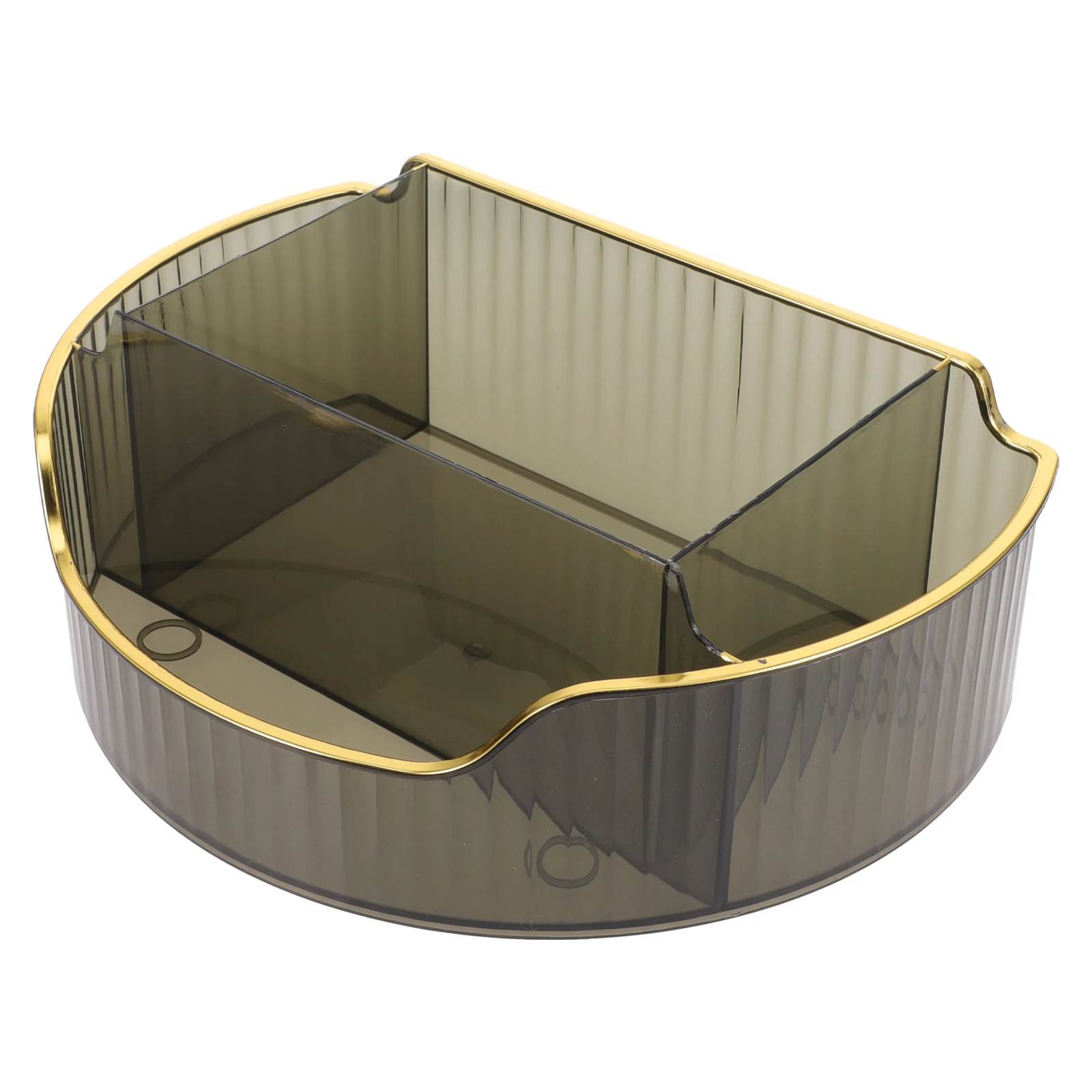 

Organizer Rotating Makeup Storage Box Durable Pet Material Fine Workmanship Easy Access Exquisite Appearance