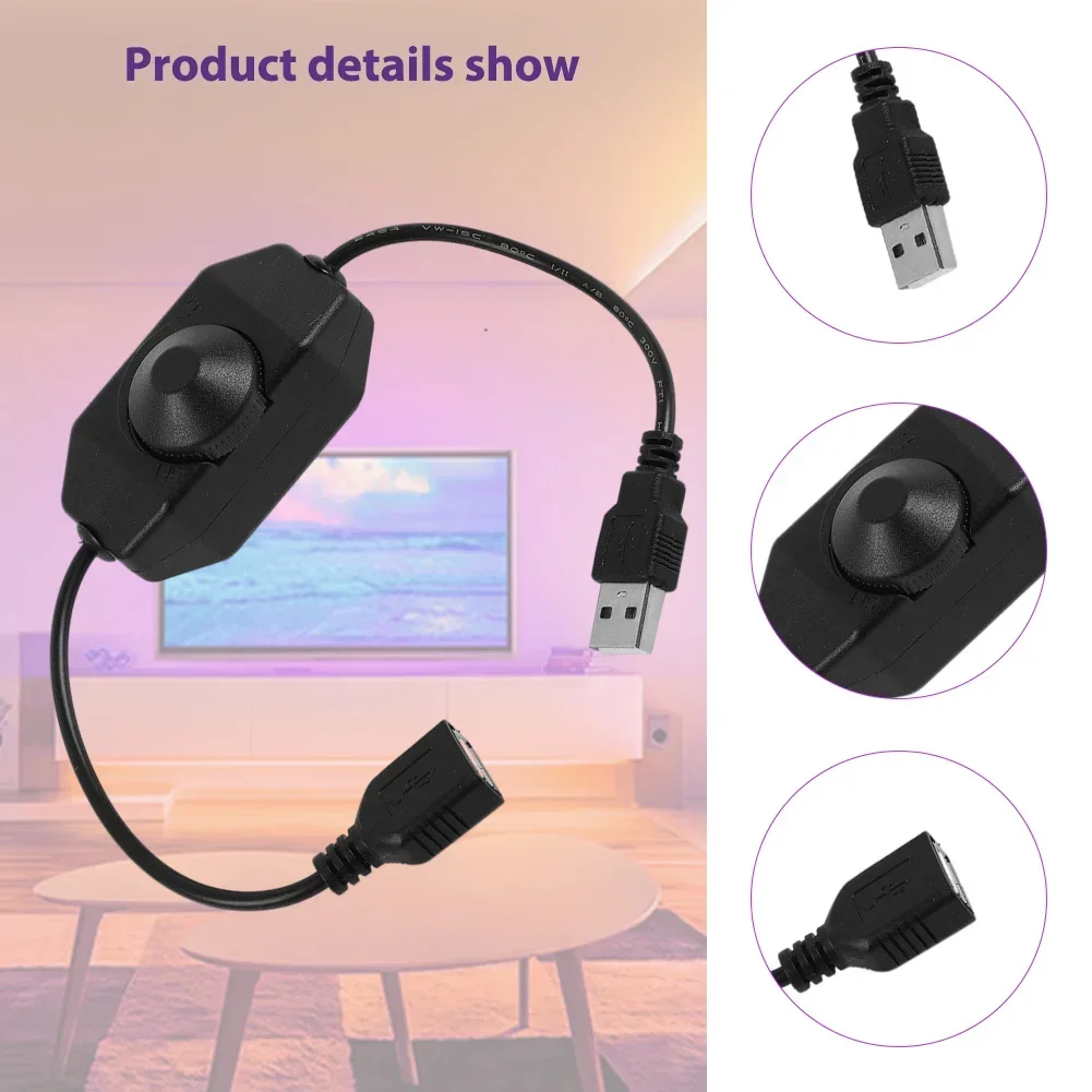 

DC 5V 3A 15W Бесступенчатый USB-интерфейс Ручная ручка Светодиодный диммер для светодиодных лент 1-канальный контроллер регулировки яркости
