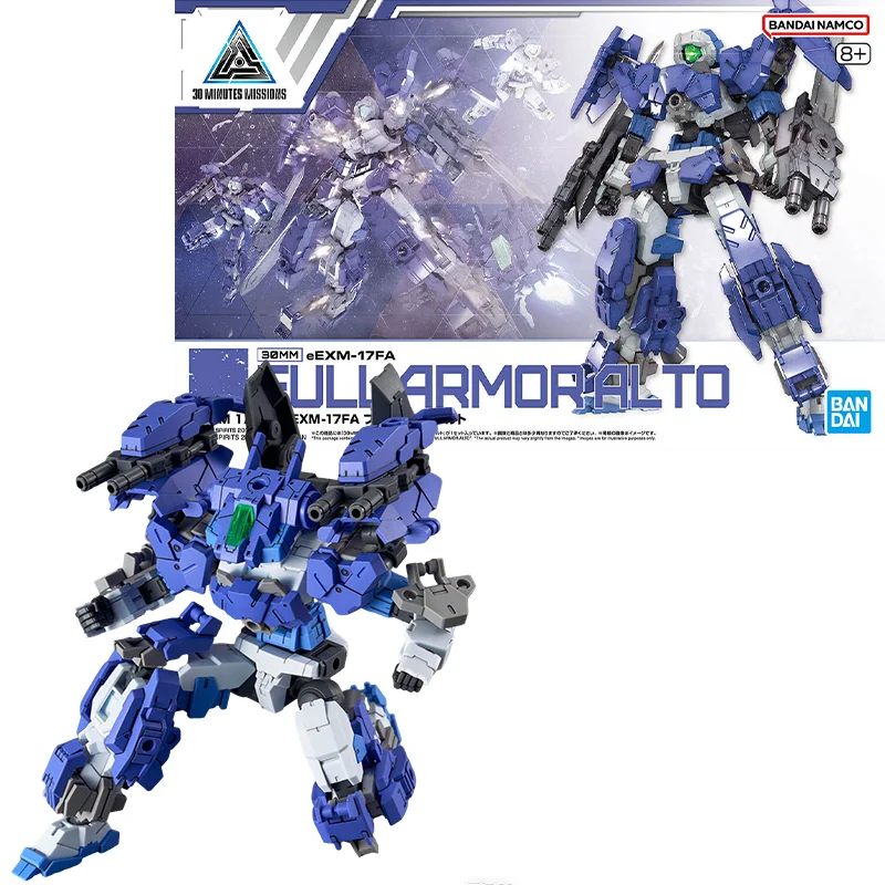 

BANDAI Original ANIME 30MM 1/144 eEXM-17FA FULL ARMORALTO Assembly Plastic Model Action Toys Figures Decoration Robot Gift