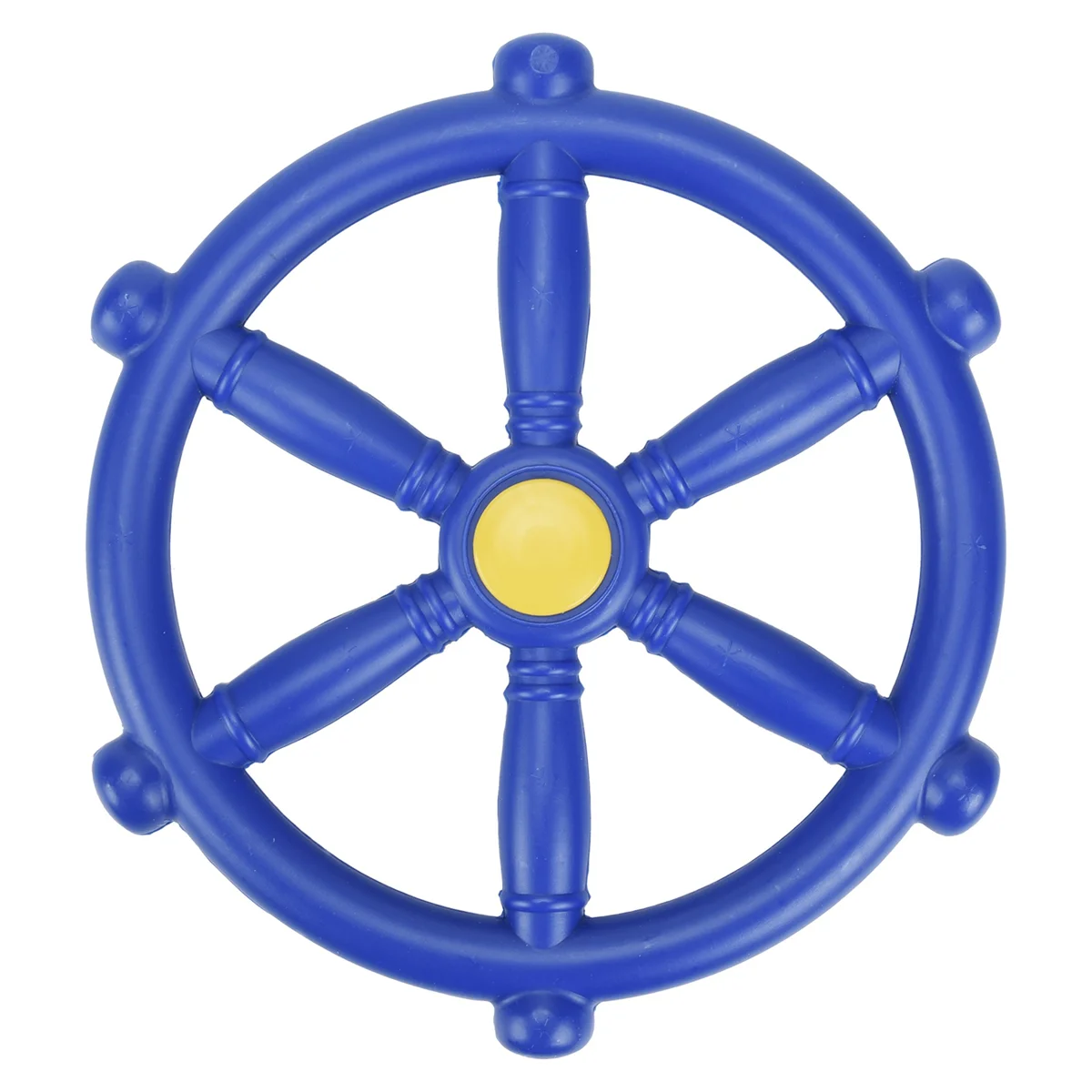 

Kids Playground Steering Wheel, Swingset Steering Wheel Attachment, Pirate Ship Wheel for Jungle Gym or Swing Set Blue