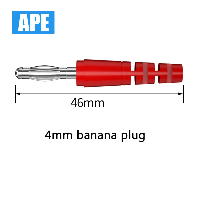 Imagem -03 - Teste Magnético Leva Kit com Conectores mm Banana para Banana Plug Jumper Flexível Conjunto de Fio de Teste Cores