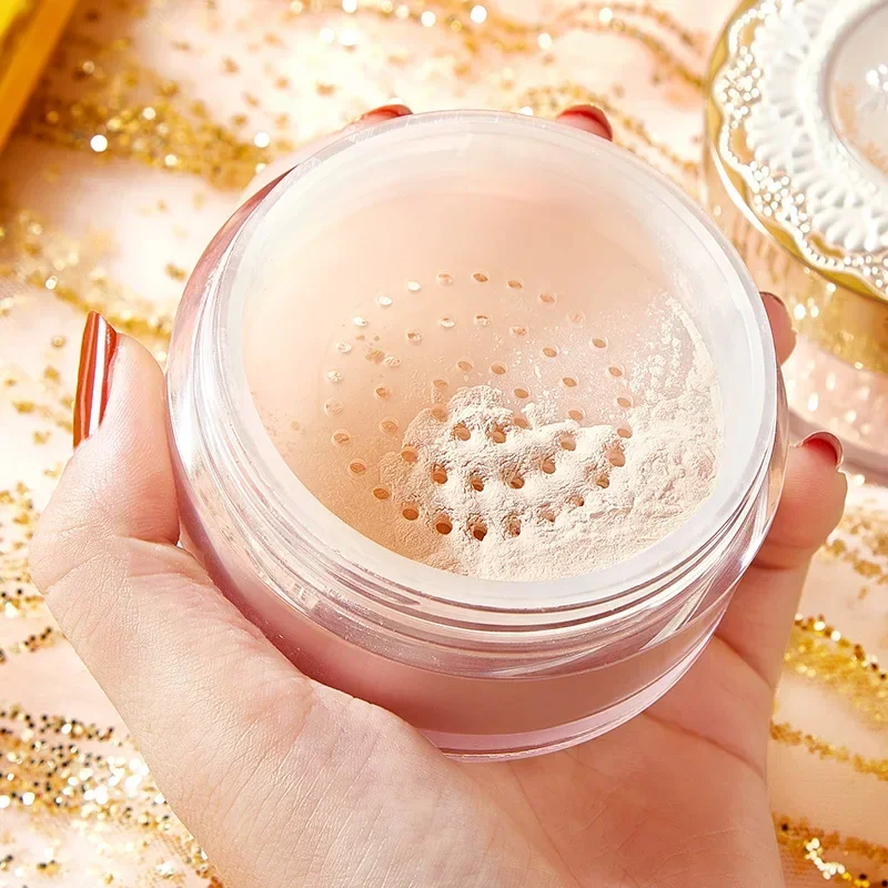 Hojo Angel Matte Translucent Setting Powder Face Powder Oil-Control Waterproof Brighten Long Lasting Base Makeup Cosmetics