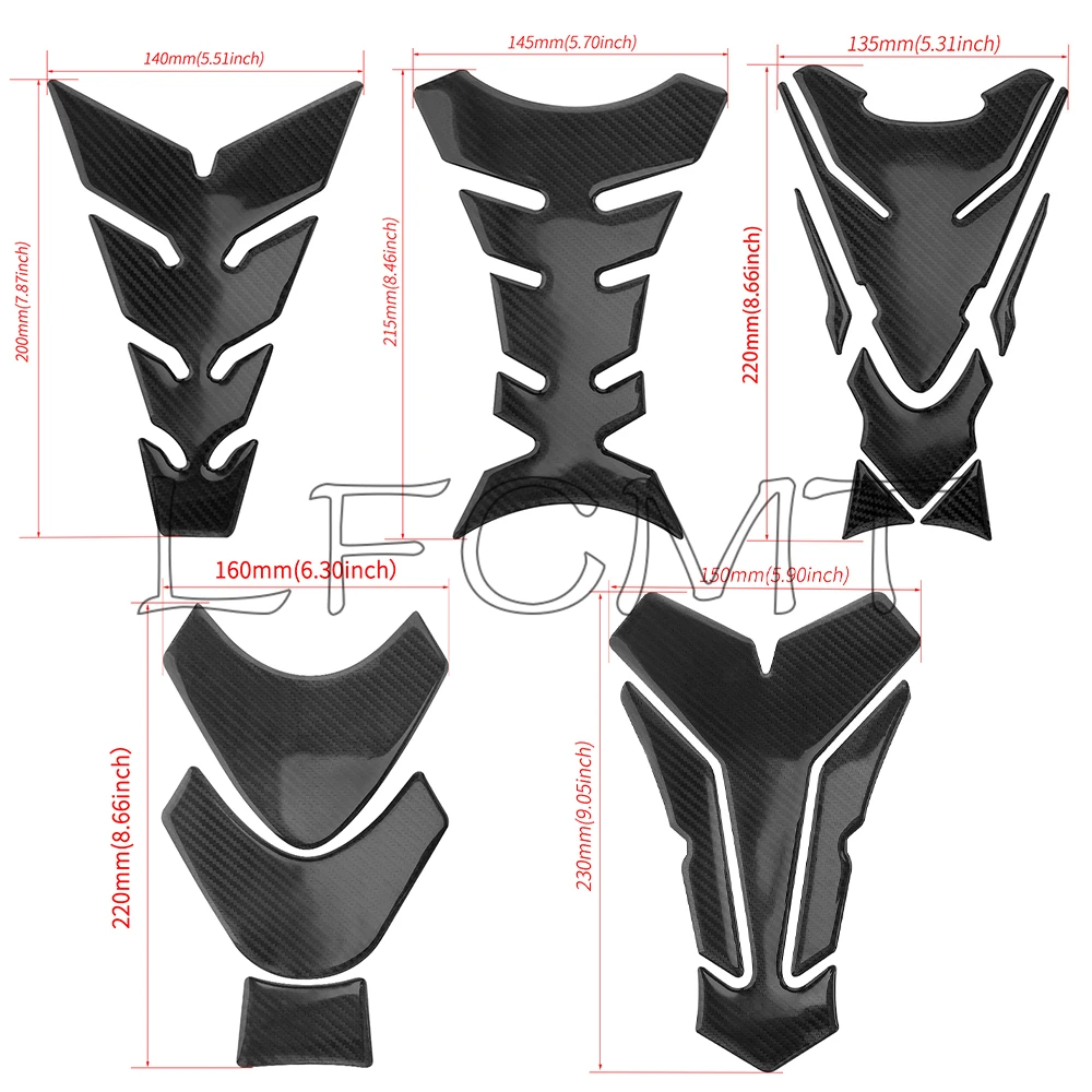 Apto para yamaha YZF-R3 yzfr r15 r25 YZF-R125 MT-03 MT-15 MT-25 M-slaz150 almofada do tanque de combustível da motocicleta tampa gás protetor adesivo decalque