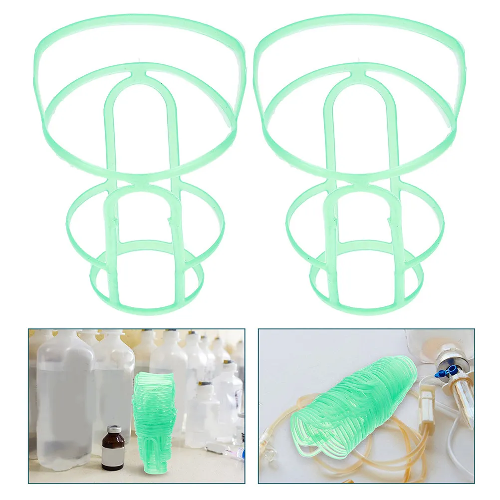 30Pcs Plastic Infusion Bottle Net Cover Universal Drip Bottle Hanging Net for Saline Iv Bags Clear Monitoring Hospital
