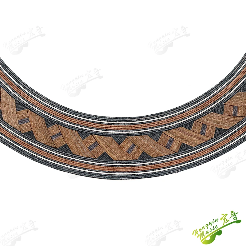 1 Stück Mundring für klassische Gitarre, Blumenmuster, Schalllochring, Massivholz-Gitarrenproduktionsmaterialien und Zubehör HUATOOL – Detail 19