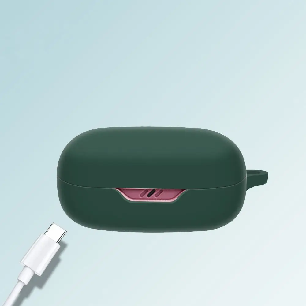 Silicone Protective Case Anti-Scratch With Hook Headphone Protector Shockproof Cover Shell for JBL Wave Flex