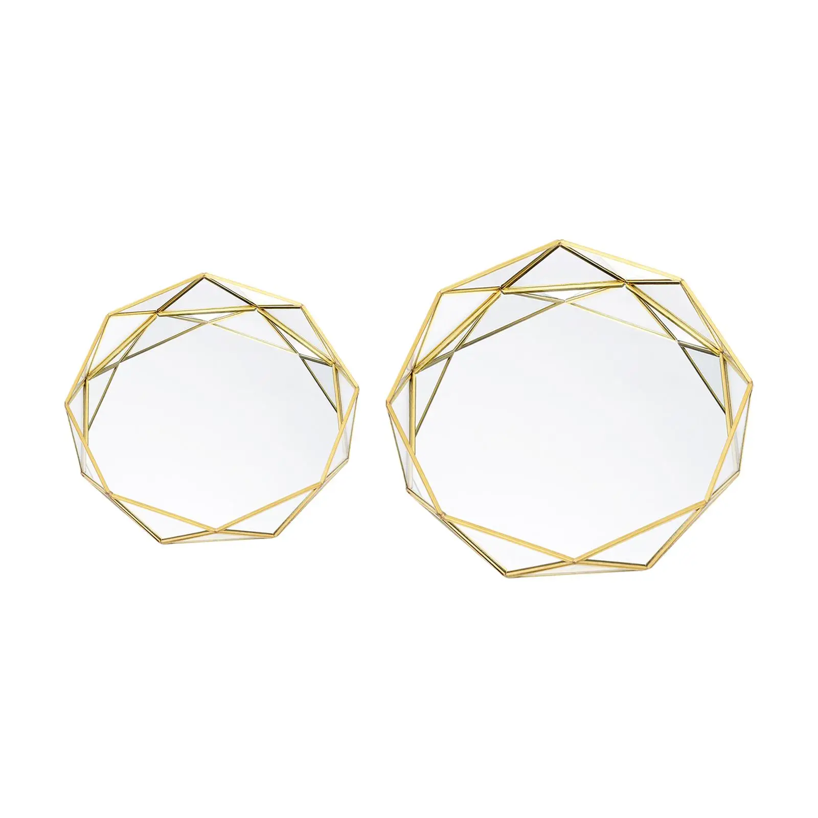 Jewelry Dish Geometry Shaped for Rings Earrings Catchall Organizer Trinket Dish Jewelry Plate Rings Holder Home Decoration