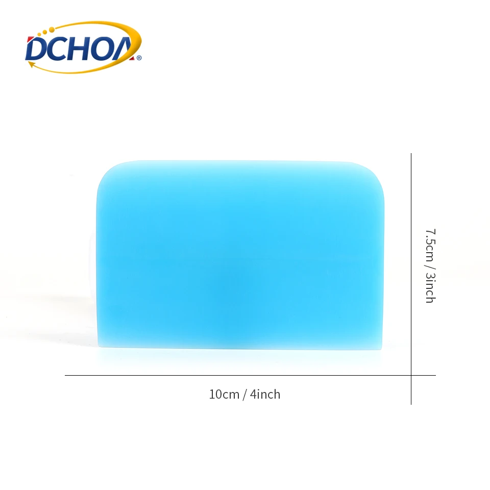 DCHOA 4 Inch Double Edge PPF Squeegee Scraper for Paint Protection Film Window Tint Vinyl Wrap Car Detailing Tool