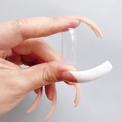 100pcs Long Nail French Tips Special Shape for Gel Nail /Acrylic Nails