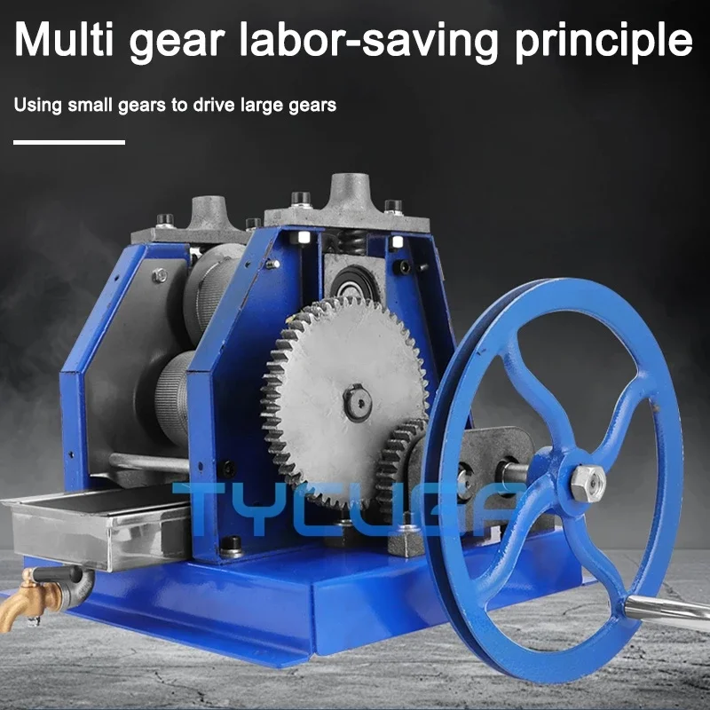 Commercial Sugarcane Juicer Manual Stainless Steel Desktop Sugarcane Bagasse Juice Separator Juicer Sugar Cane Machine Crusher