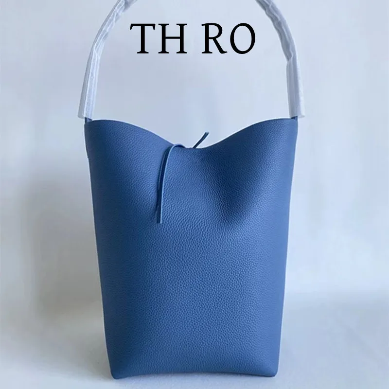 TH RO-Bolso de mano con diseño de cubo para mujer, bolsa mediana de cuero de gran capacidad