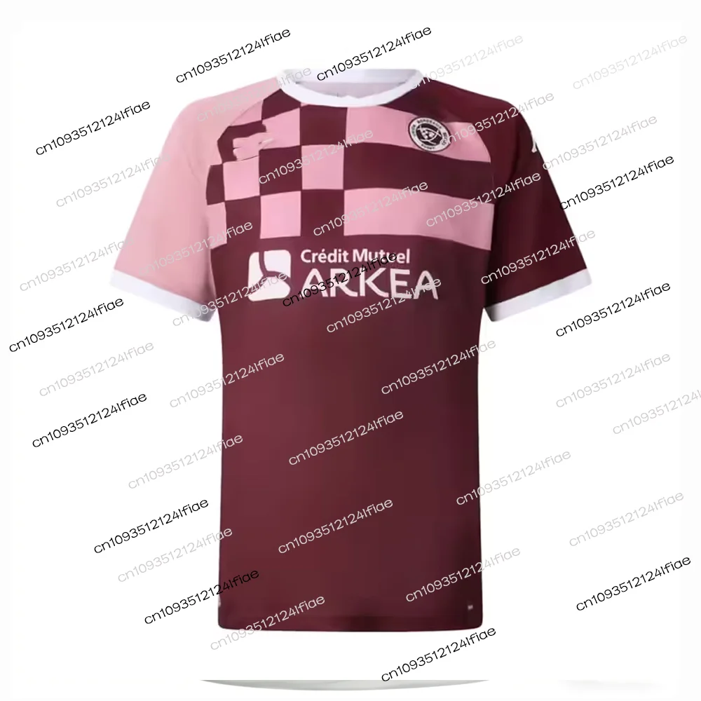 Camiseta de Rugby para Hombre 2025/26, Traje de Entrenamiento Deportivo, Secado Rápido, Transpirable, B-Bordeaux-Begler, Camiseta Deportiva Local y Visitante