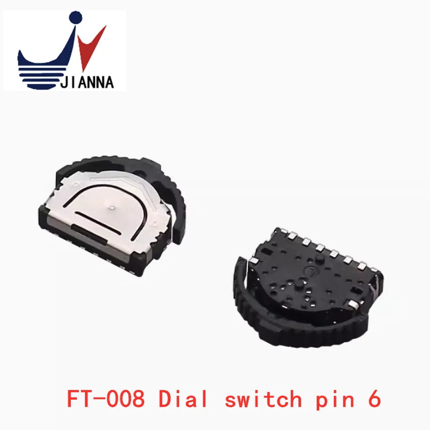 FT-008 Wheel switch 6-pin multi-function wave wheel reset wheel switch left and right shake switch button