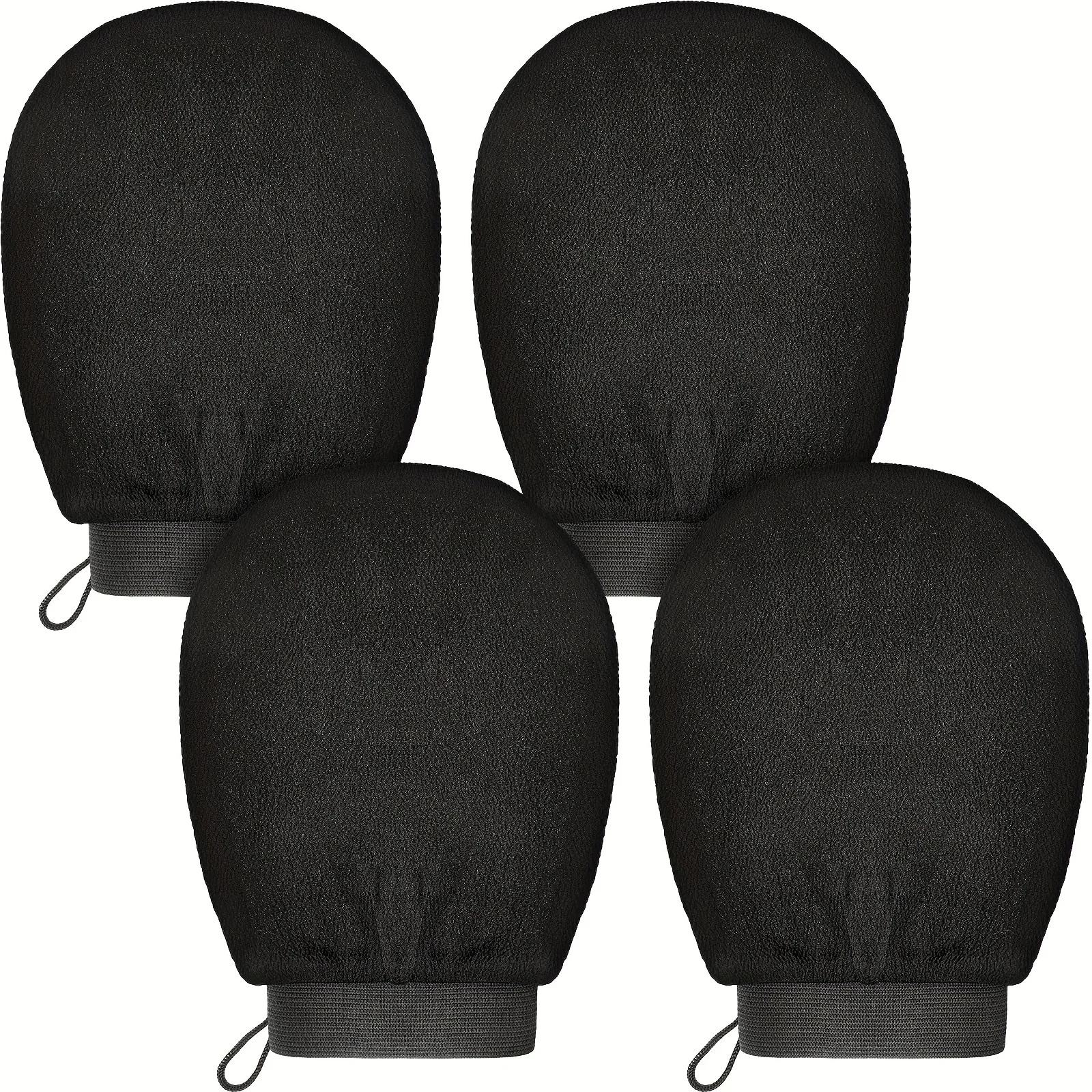 Exfoliating gloves/mites - remove brown color. Body exfoliation during bathing, showering, and hydrotherapy, exfoliating gloves