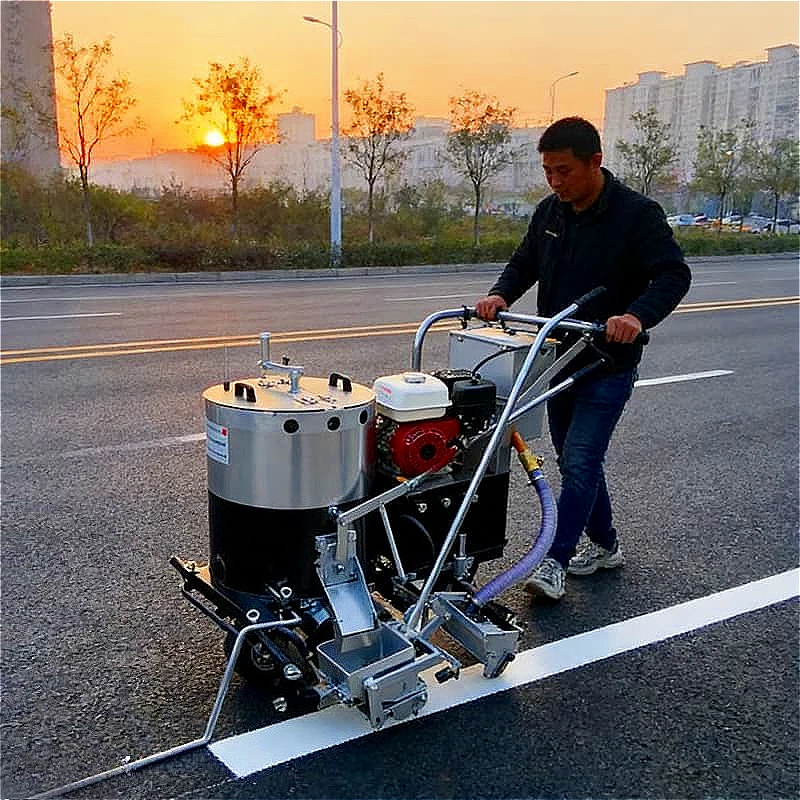 Hot Melt Road Marking Paint Machine Road Marking Equipment Thermoplastic Road Line Spray Paint Marking Machine Coating Machinery