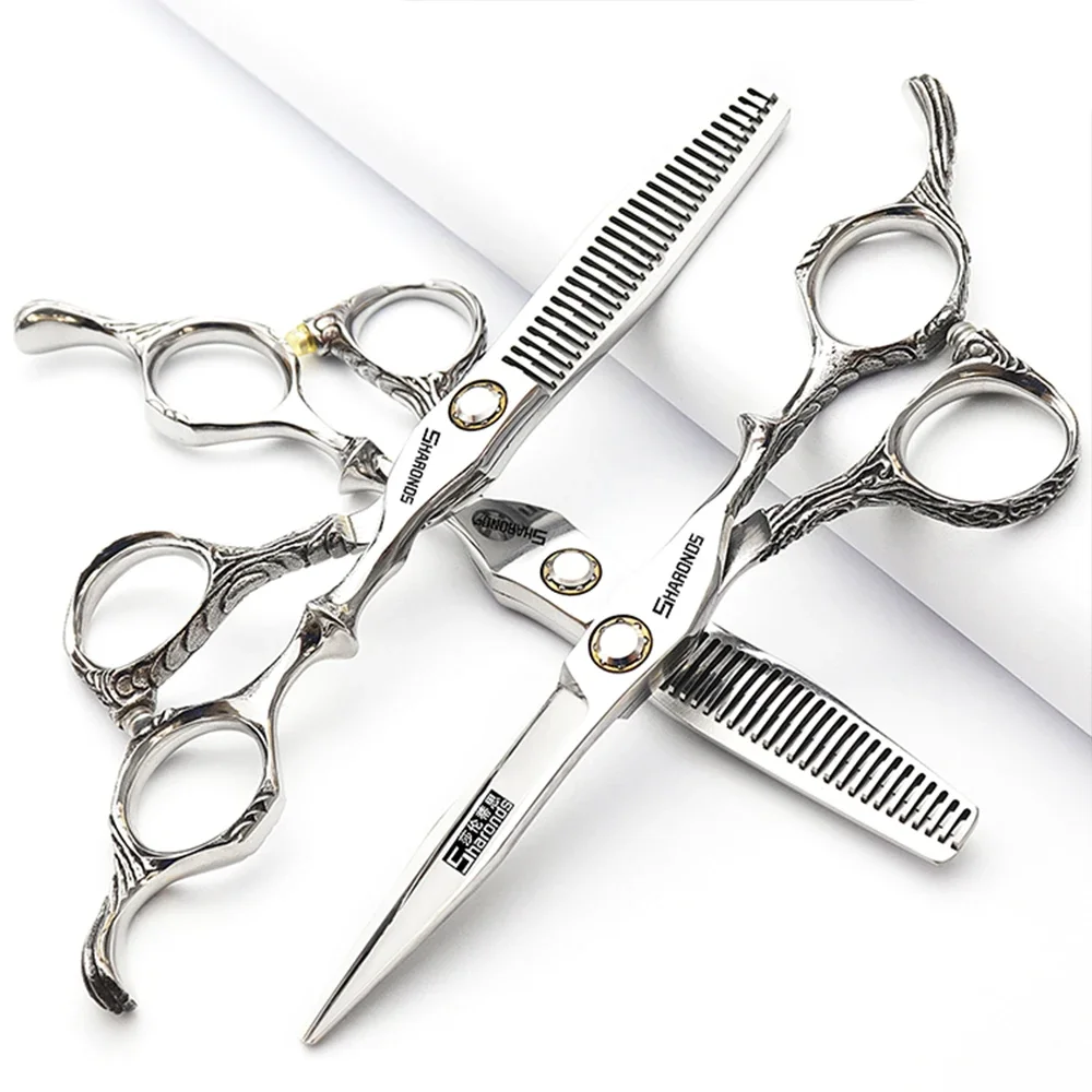 Hairdressing Scissors Exclusive To Professional Hairstylists Professional 6 Inch Hair Clippers Hairdresser Salon Sparse Set