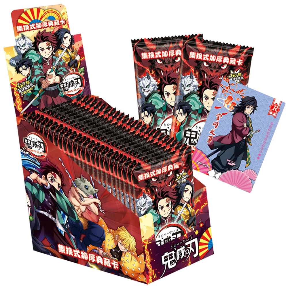 

Demon Slayer Limited Edition Fantasy Anime Peripheral Card Gifts Fans' Favorite Classic Characters High Quality Card Table Toys