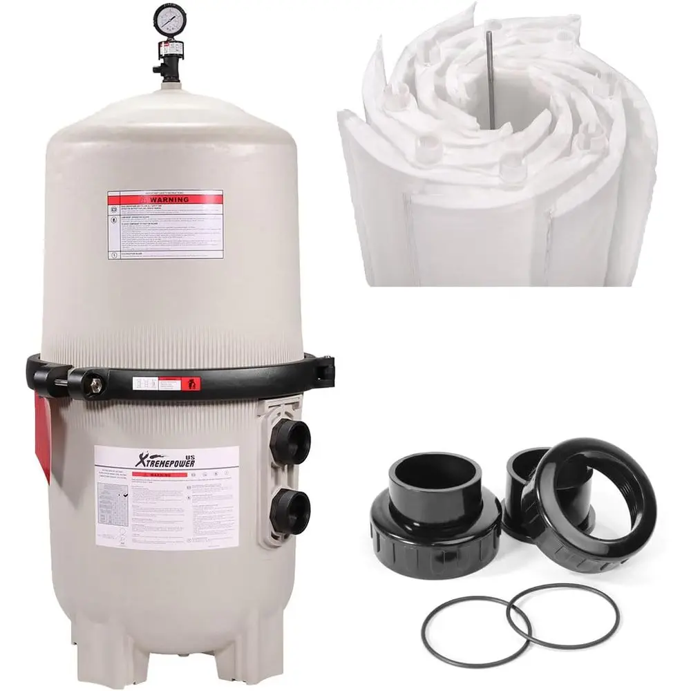 

Диатомитовый фильтр 120 GPM для заглубленных бассейнов и спа, 60 кв. футов