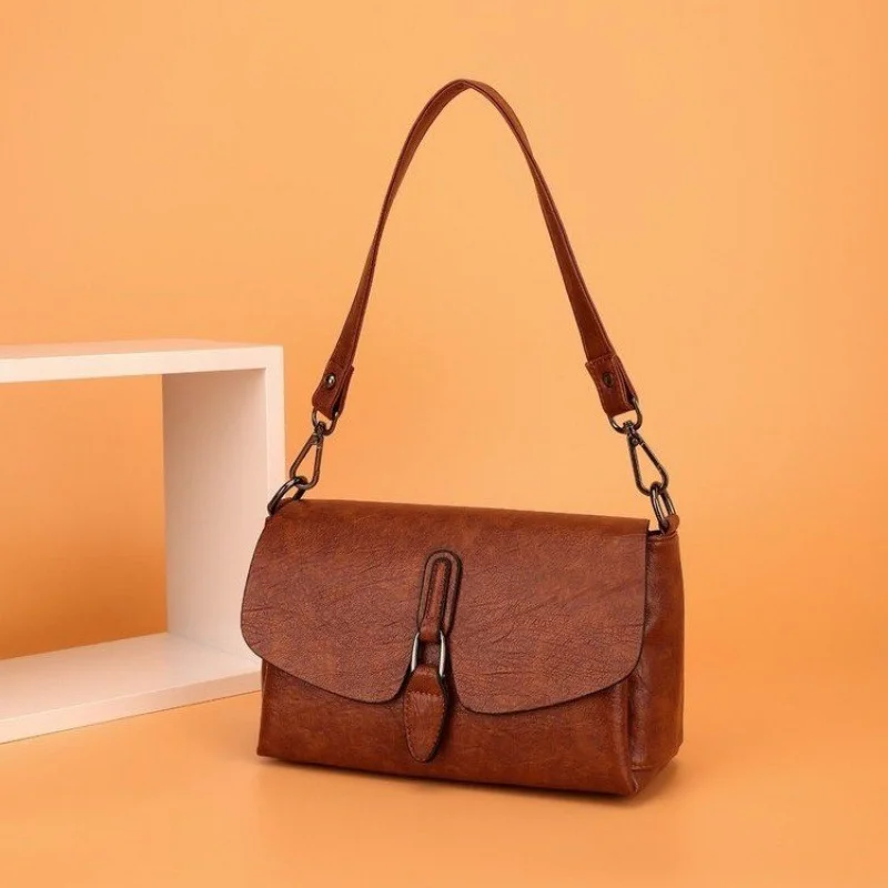 

Известный дизайнер Элегантная сумка через плечо Кожаная женская сумка Элитный бренд Классическая парижская стильная пригородная сумка с краями ​