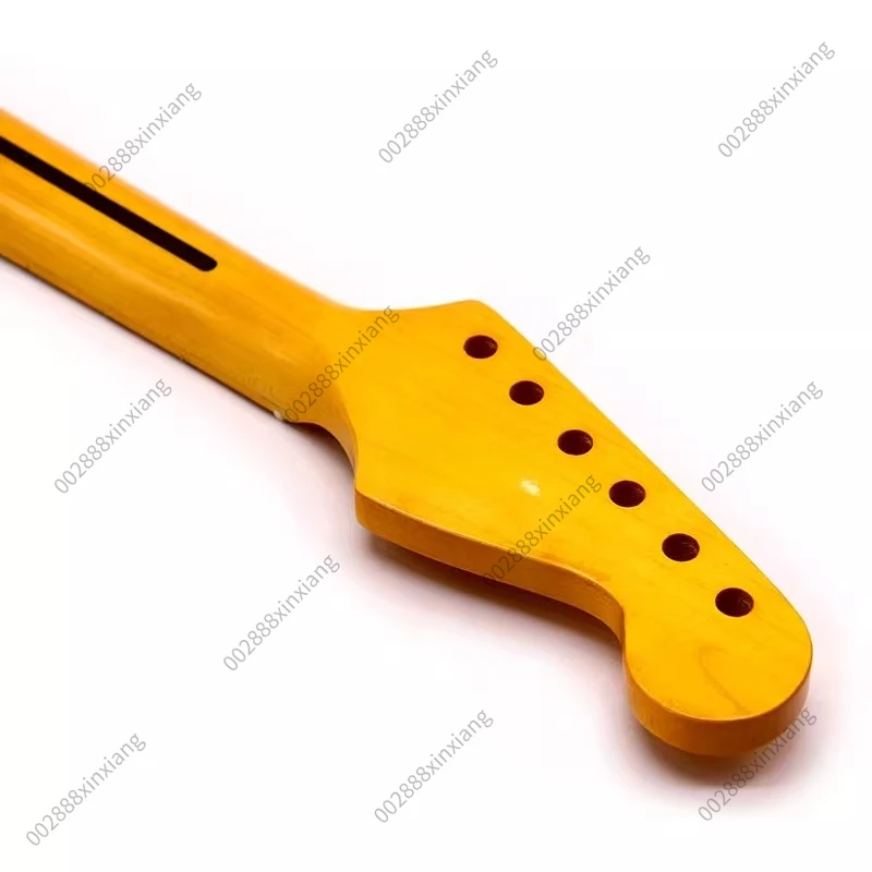 Suitable for Left Hand 6-string Guitar Neck 21/22 ST Electric Guitar Neck Backhand ST Guitar Left Neck Bright Light