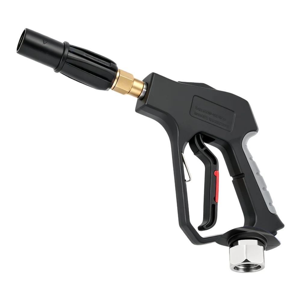 High Pressure Swivel Foam Spray Device Brass Nozzle 25 Degree Spray 3/8 Inch Thread for Pressure Washer Systems