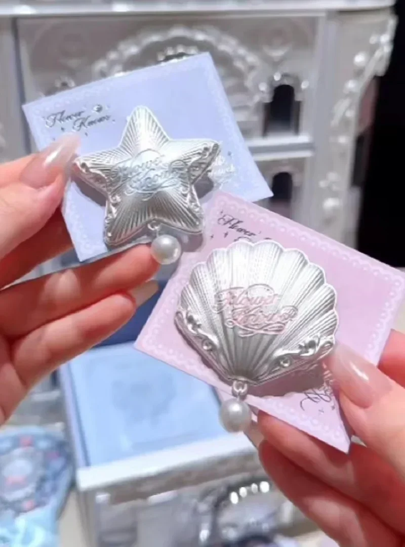 Flower Know Angel Midsummer Night Pearl Shell Cupid Series Hairpins Beautiful