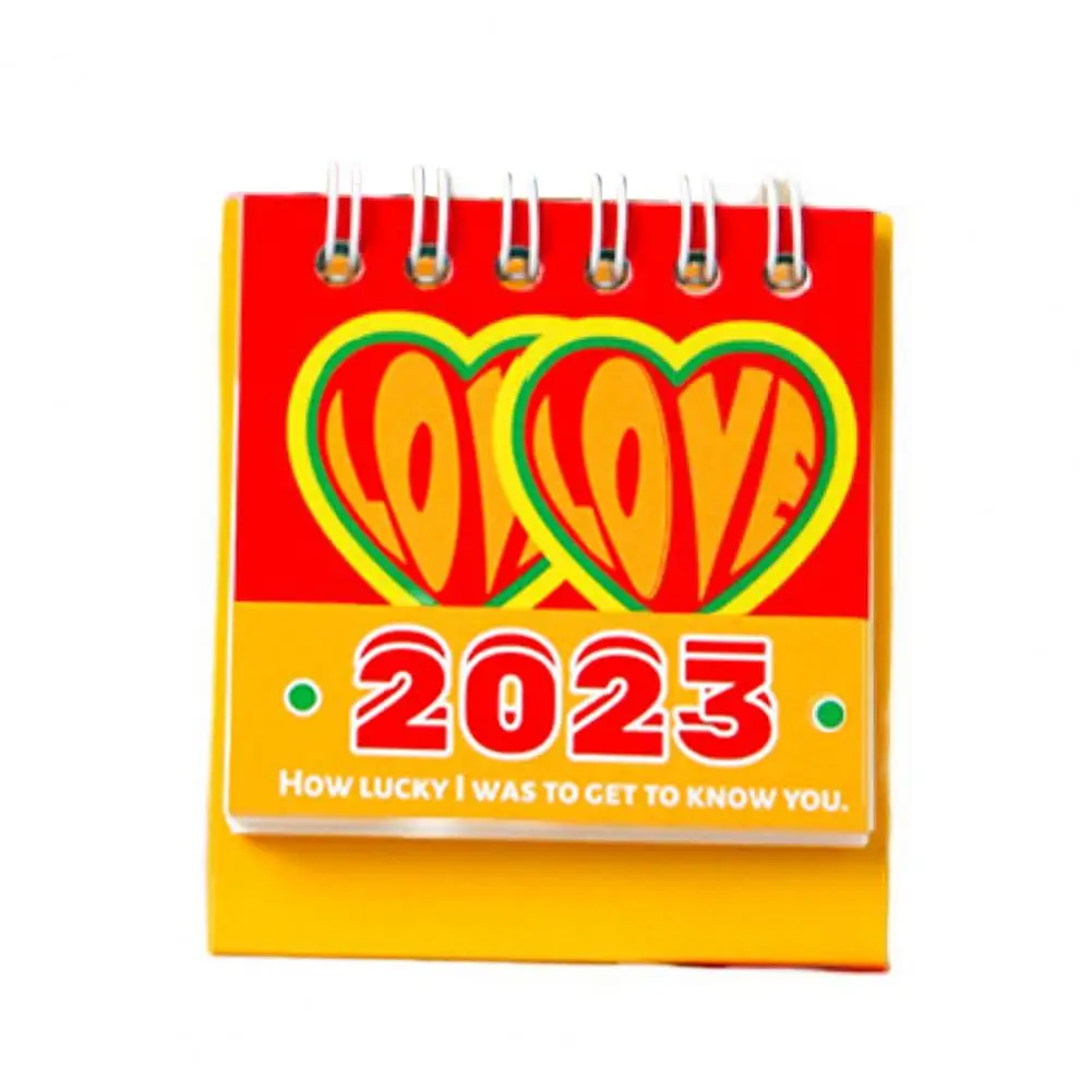 便利なプランナーカレンダーファイン仕上げデスク用品クリエイティブデスクデコレーションカレンダー紙カレンダー寝室用