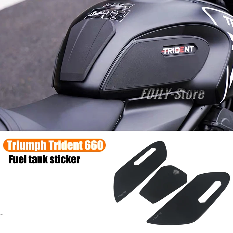 

For Triumph Trident 660 Trident 660 Motorcycle Fuel Tank Sticker Anti-skid Anti-scratch Sticker Pad Sticker Kit