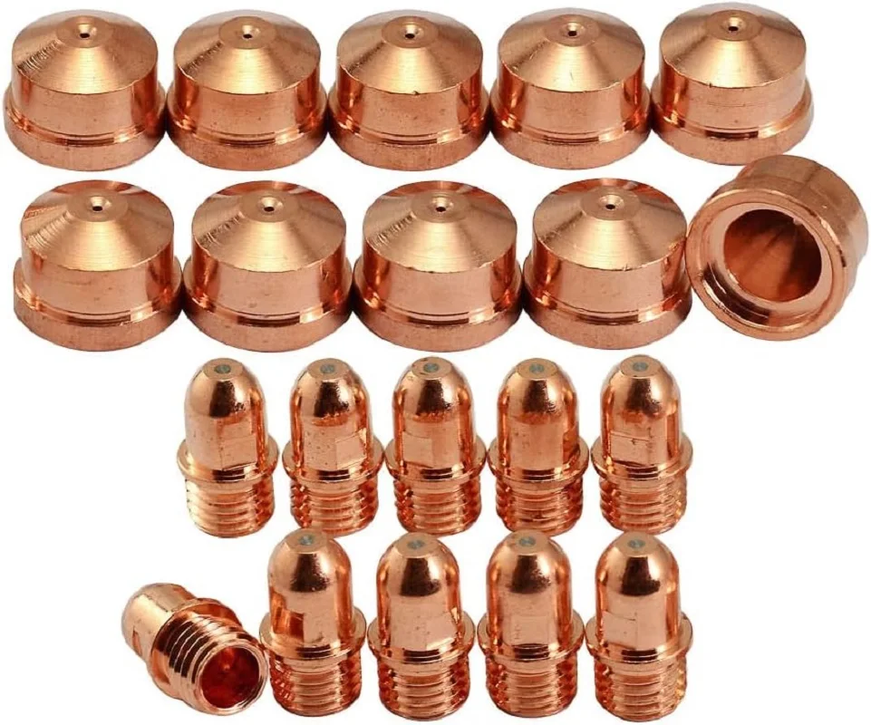 RIVERWELD C1372 Plasma Tip 1376 Electrode Cebora CP160 HP100 MP100 CB100 CB150 PR0034 Plasma Cutter Torch 20pcs