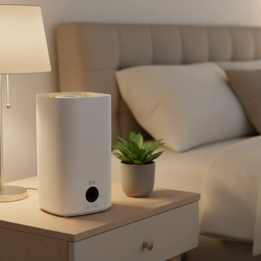 Ultrasonic 5L Top-Fill Humidifier with Touch Control and Adjustable Mist Output