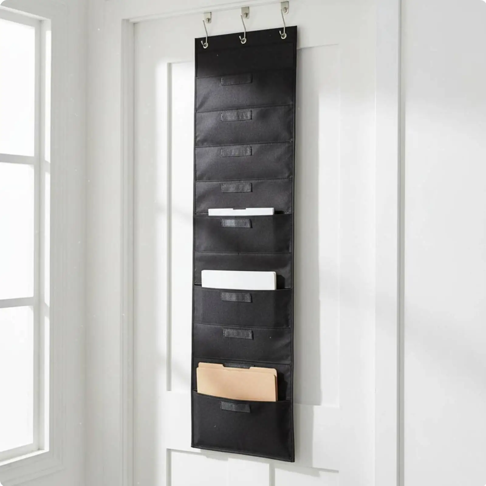 Wall Hanging Organizer Heavy Duty Labeled Hanging File Folder Organizer Document Folder Organizer for Office School Dorm Door Wall Hanging Organizer Heavy Duty Labeled Hanging File Folder Organizer Document Folder Organizer for Office School Dorm Door