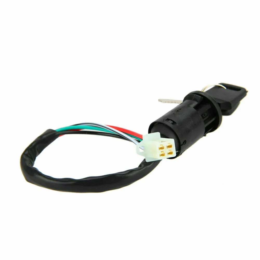 4 Wire For Ignition Switch For ATV Dirt Bike Go Karts With 2 Keys Compatible With For 50 70 90 110 125 1For 50 2For 50 CC Models