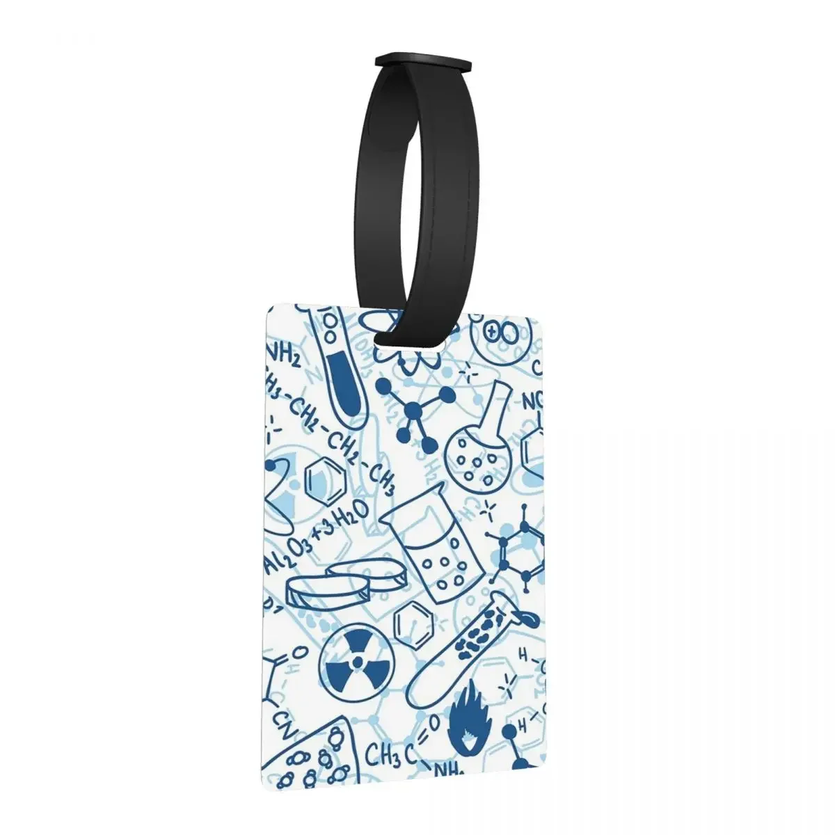 

Chemistry Luggage Tags Suitcase Accessories Travel Cute Baggage Boarding Tag Label Holder ID Name Address