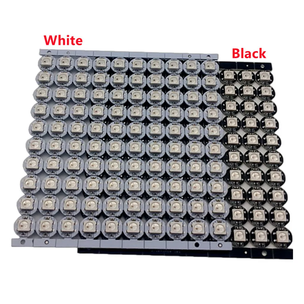 10/50/100 pcs WS2812B LED Individually addressable heatsink rgb led chip WS2811 IC  (10mm*3mm) 5050 SMD RGB Built-in