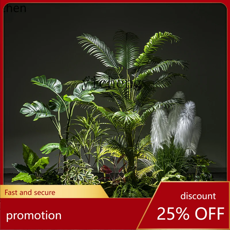 

HXL large-scale simulated plant false tree green plant floor-to-ceiling potted plant decorative bonsai ornament