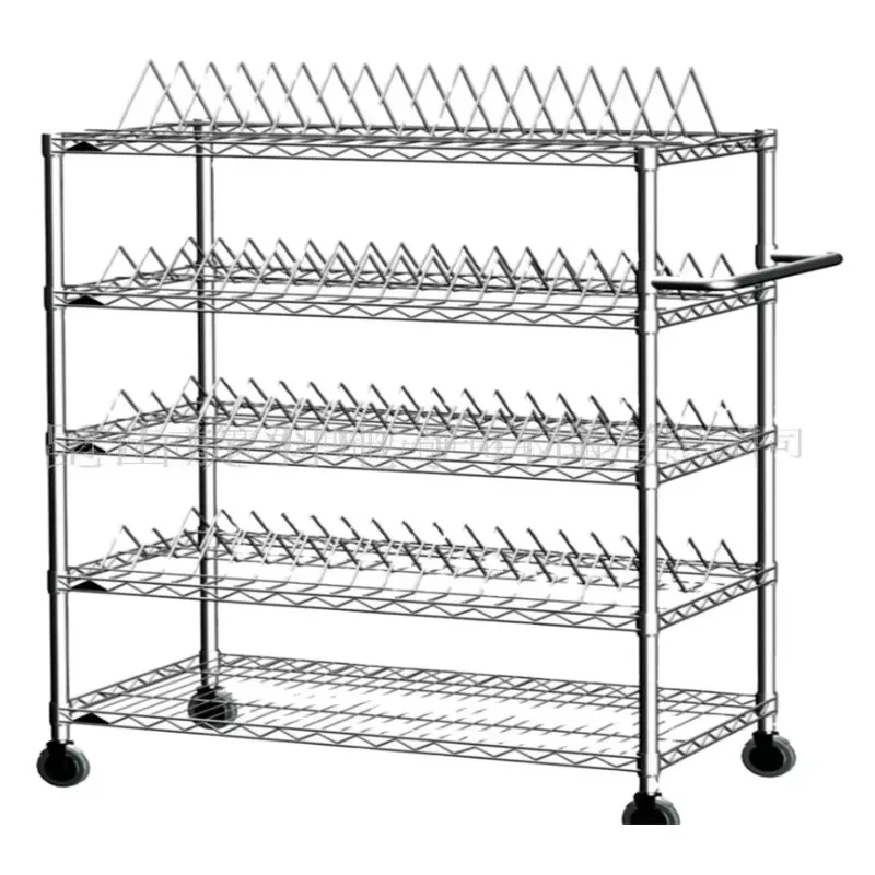 

【From China】Chrome Powder Wire Self ESD Shelf Trolley SMT Reel Storage Cart Trolley