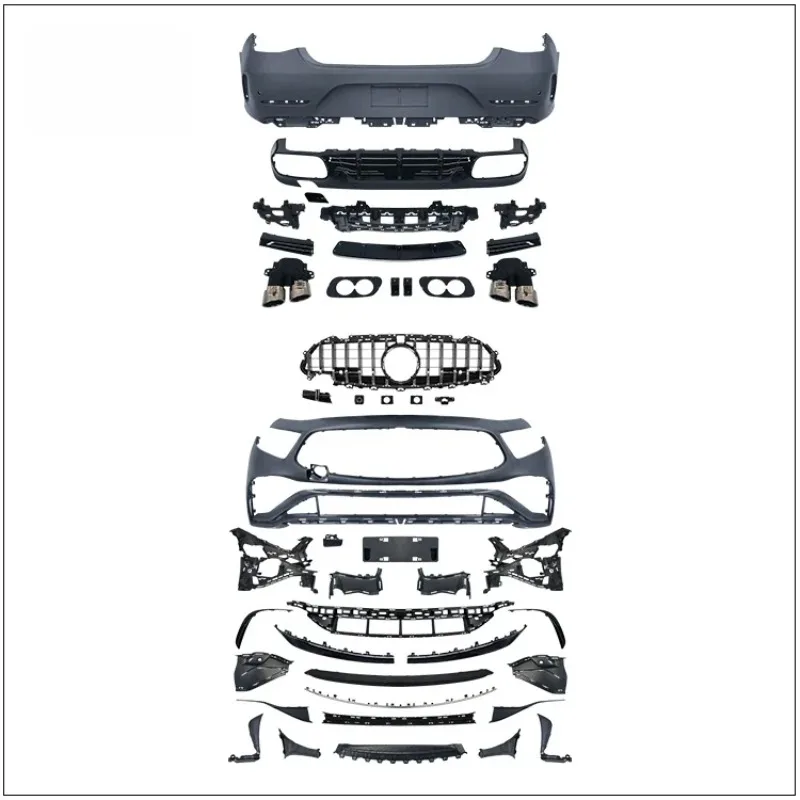 

Модель бампера, решетка выхлопной трубы, комплект для CLS (18+) W257, обновление до AMG53
