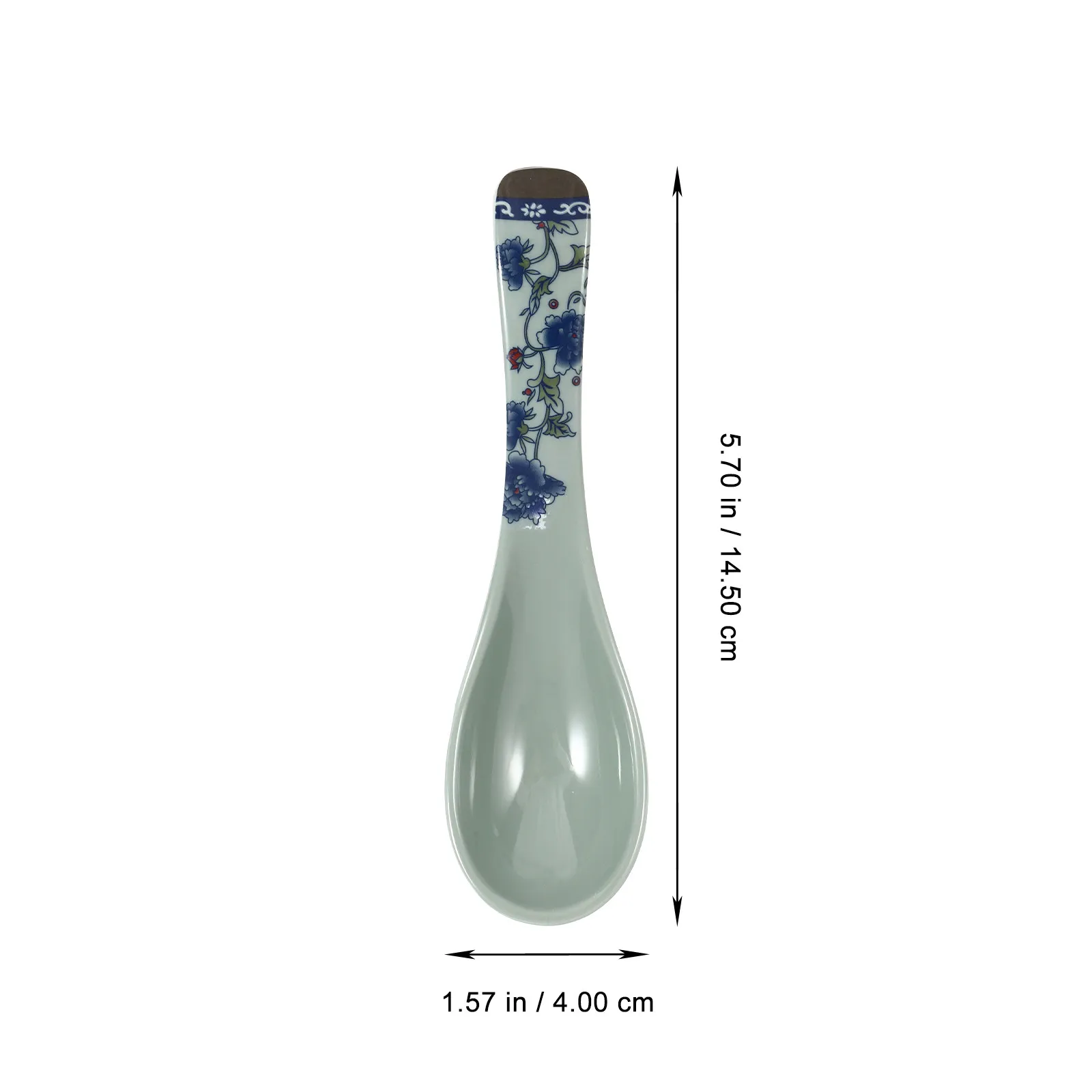 6Pcs Drop Resistant Soup Spoons Portable Lightweight Creative Design Suitable for Porridge Dessert Sugar Honey Kitchen Tableware