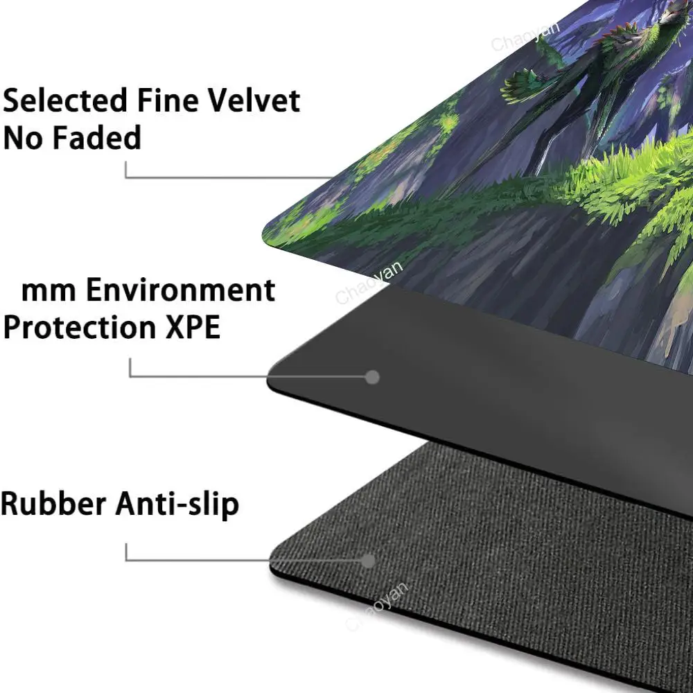 لوحة ماوس الألعاب بدون مناطق سجادة لعب ذات طابع خيالي حصيرة لعب الألعاب منصات مبارزة للمبتدئين بطاقة معارك قائد الألعاب لوحة مكتب 14*24in