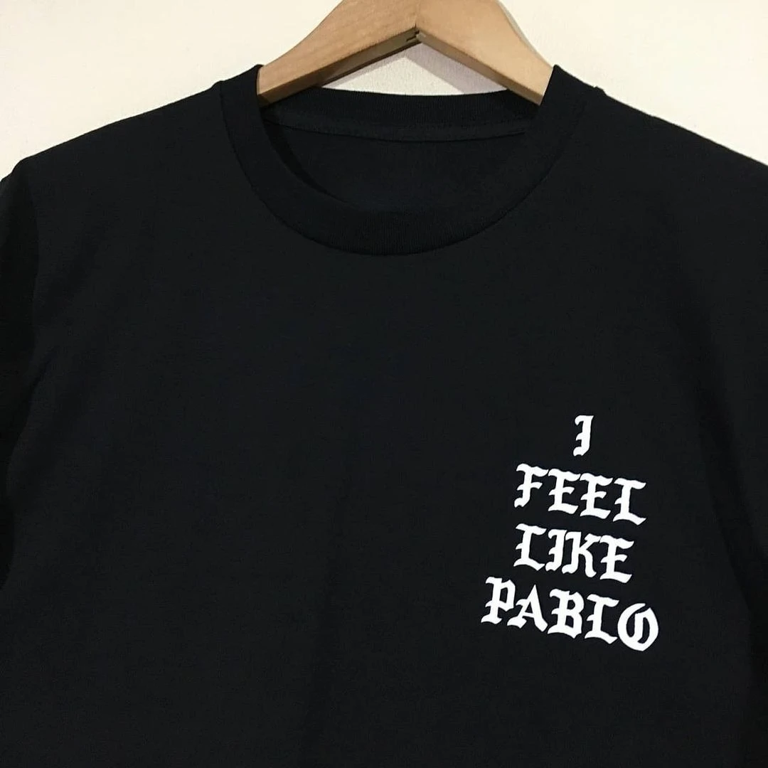 Vintage Short-sleeved T-shirt with Bold Letters in Font Style, Black Color, Street Style, Pure Cotton, Half-sleeved Design