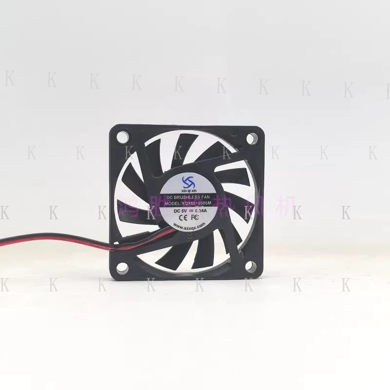 C  FOR  1PCS xinqixin XQX6010S05M 6010 5V 0.24A Ultra Thin Quiet DC Cooling Fan