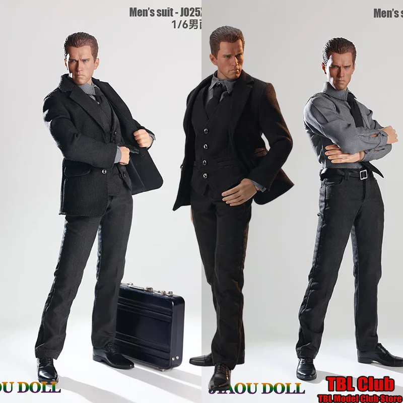 JO25X-09 1/6スケール男性洋服 ‌ プロフェッショナルスーツ紳士のフォーマルな行事用12インチアクションフィギュア兵士用