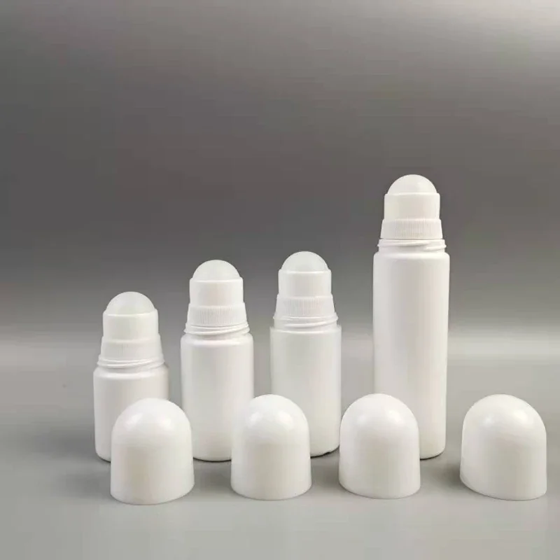 10Pcs 30ml/50ml/100ml Plastic Roller Ball Essential Oil Bottles Mist Container Travel Refillable Bottle DIY Deodorant