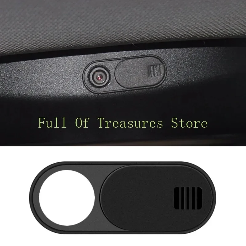 Camera Lens Covers For Tesla Model 3/Y Highland 2016-2024 Slide To Close/Open Webcam Blocker Cover Privacy Protector