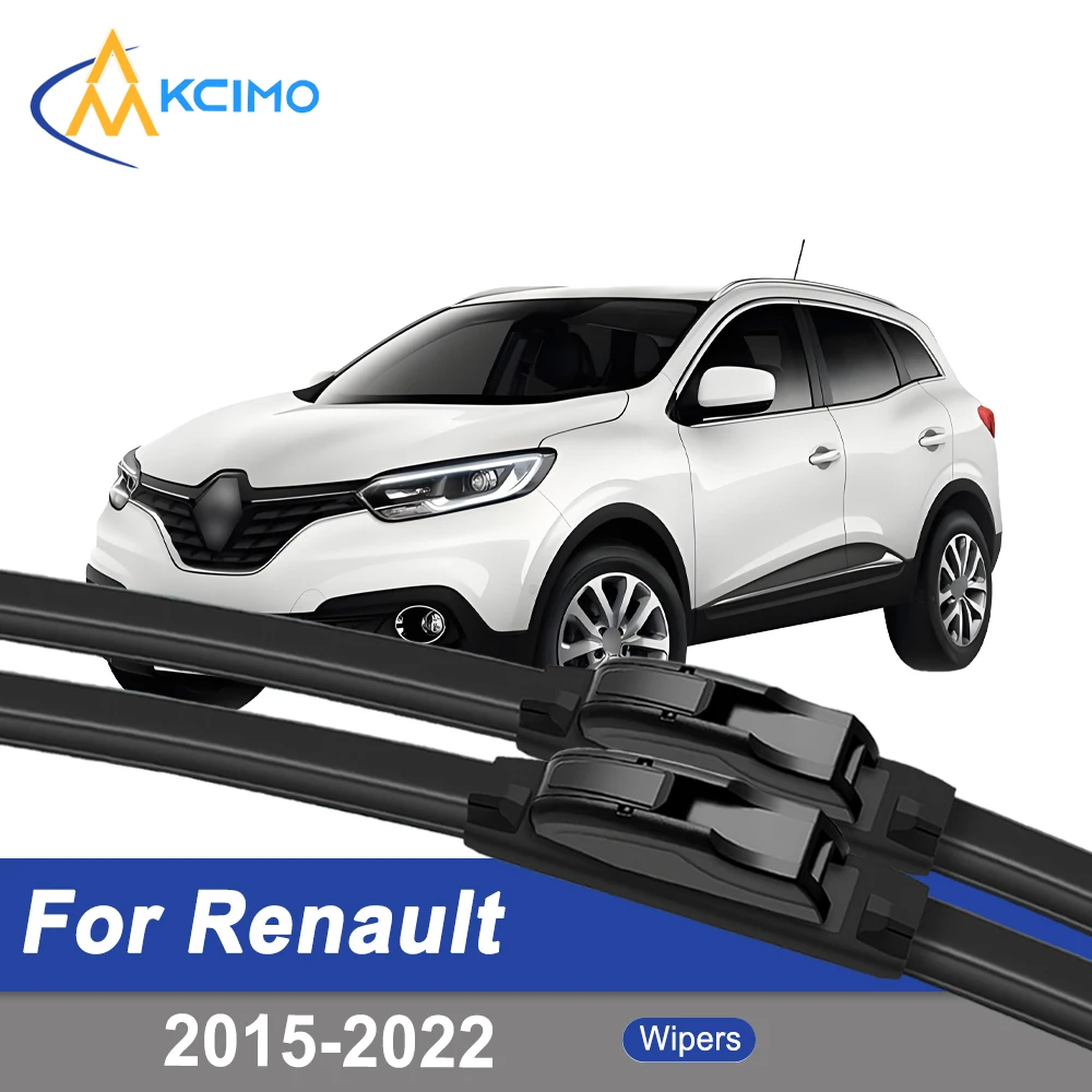 

Premium Rubber Durable Silent Windshield Wiper Blades 2pcs for Renault Kadjar 2015-2022 Front Wiper Blades Set